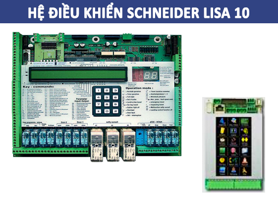 Linh kiện điều khiển thang máy SCHNEIDER, STEP F5021, ZIEHL-ABEGG, PLC – Mitsubishi, VVVF: FUJI, VVVF: YASKAWA