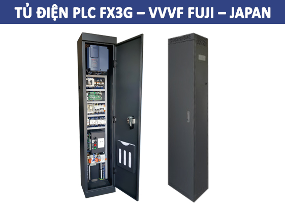 Tủ điện điều khiển thang máy PLC FX3G – VVVF Fuji - Japan