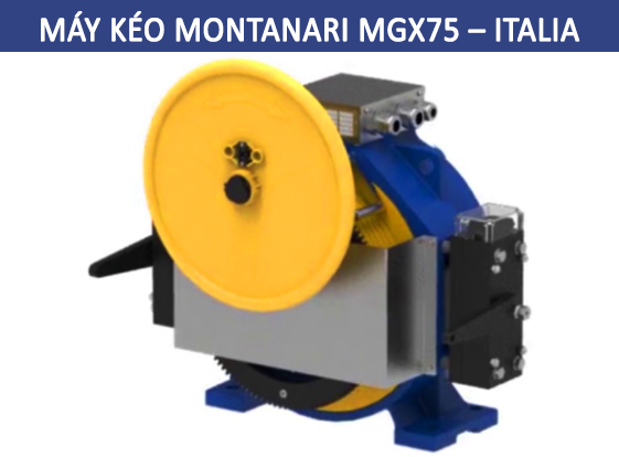 Động cơ thang máy Montanari MGX75 máy kéo Italia nhập khẩu CO, CQ