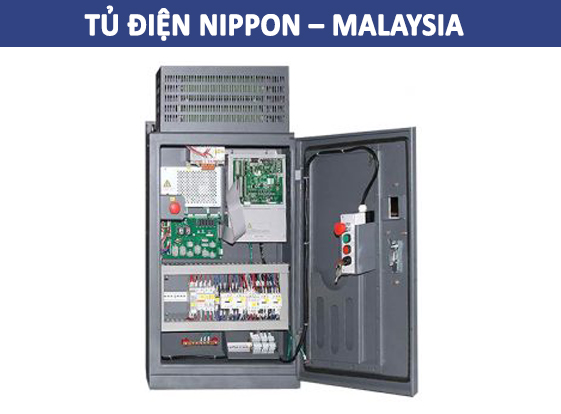 Tủ điện ngoại nhập điều khiển thang máy Nippon - Malaysia mới