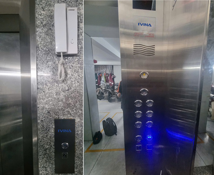 Bảng gọi tầng thang máy (Button) và bảng gọi trong cabin