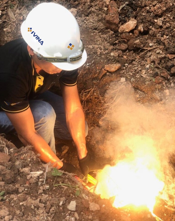 Hàn hóa nhiệt cọc tiếp địa