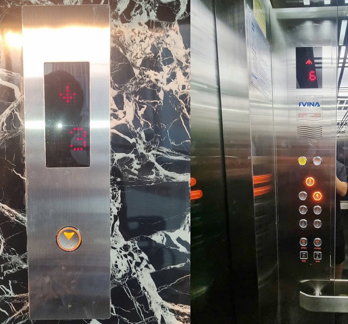 Bảng gọi tầng, cabin thang máy (Button)